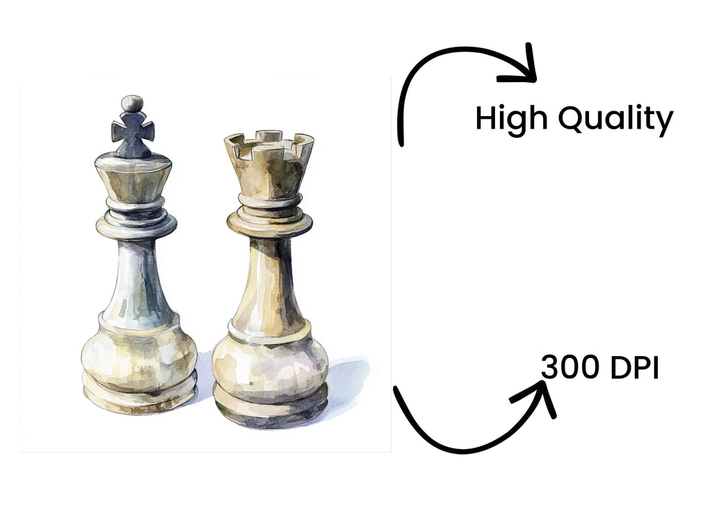 Chess Pieces Clipart Bundle