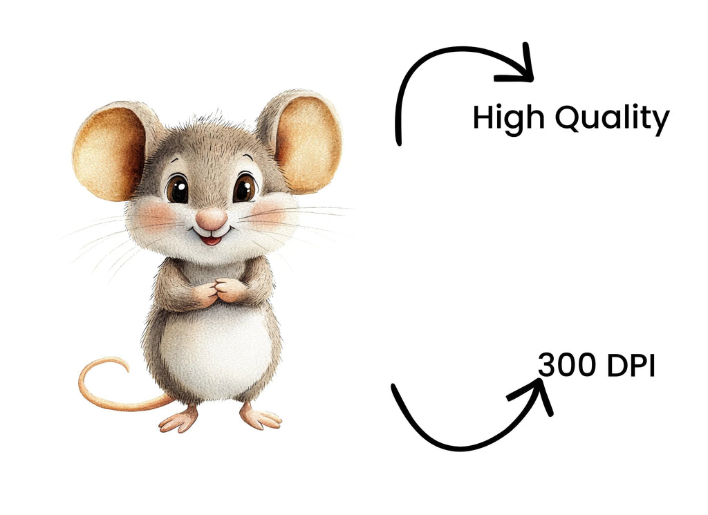Charming Mouse Clipart Bundle