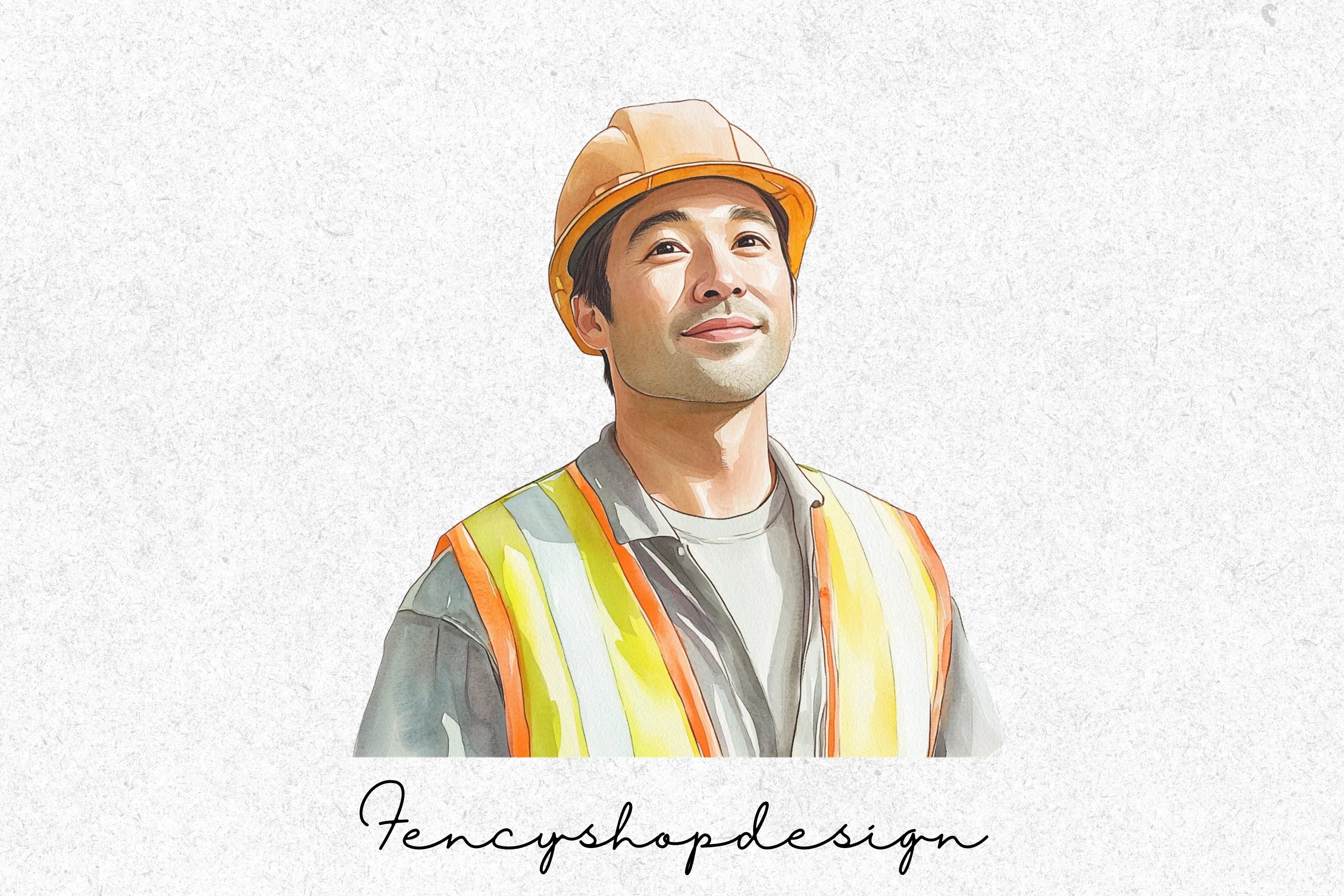 Cute Construction Worker Clipart Bundle