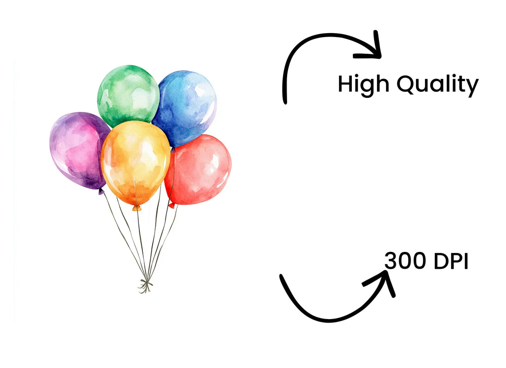 Balloon Clipart Bundle