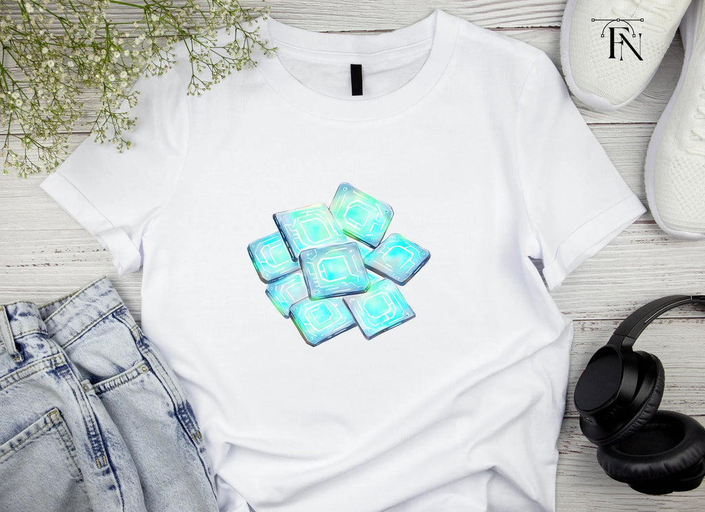 Glowing Tech Chips Clipart Bundle