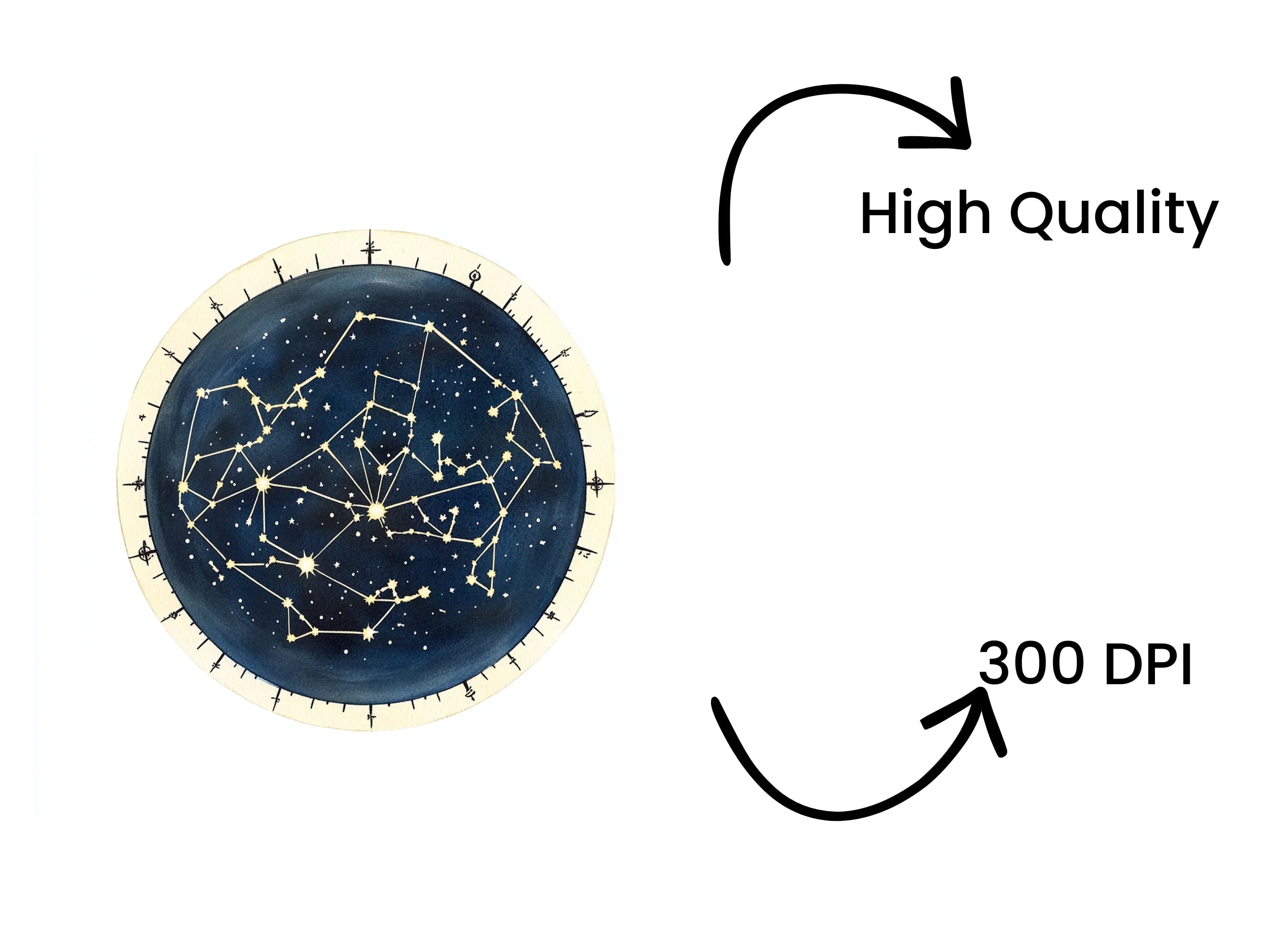 Constellation Clipart Bundle