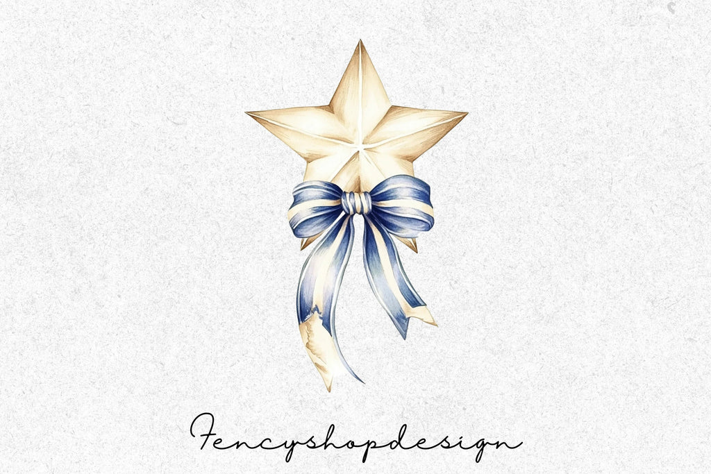 Blue Star Clipart Bundle
