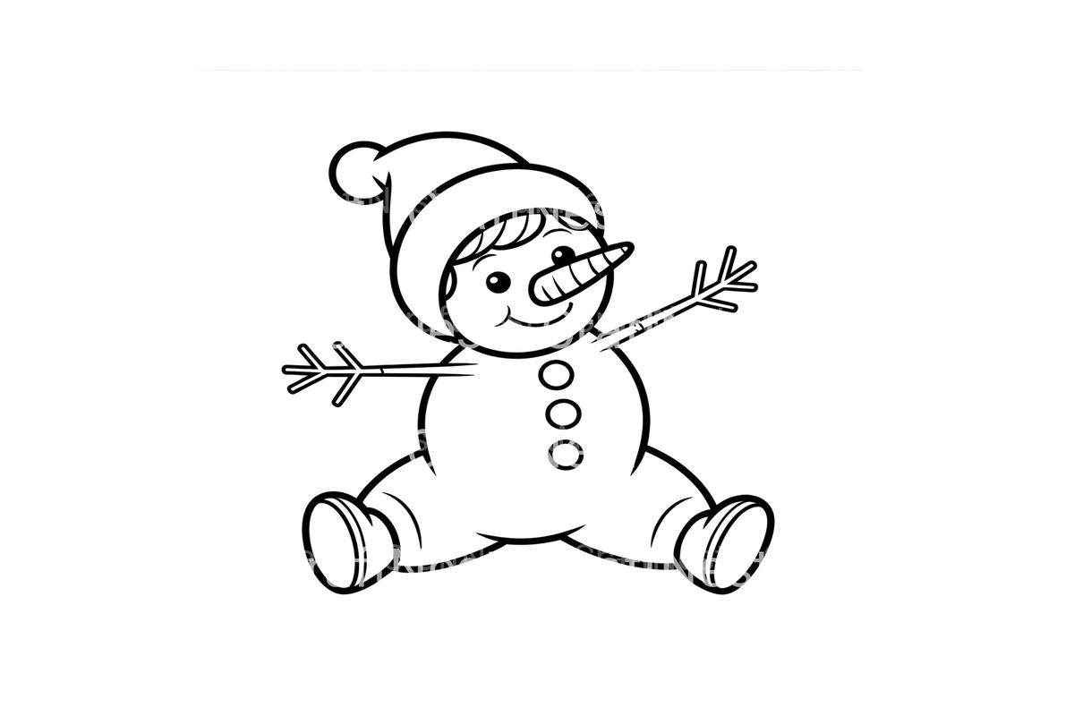 Happy Snowmen Winter Fun Coloring Books