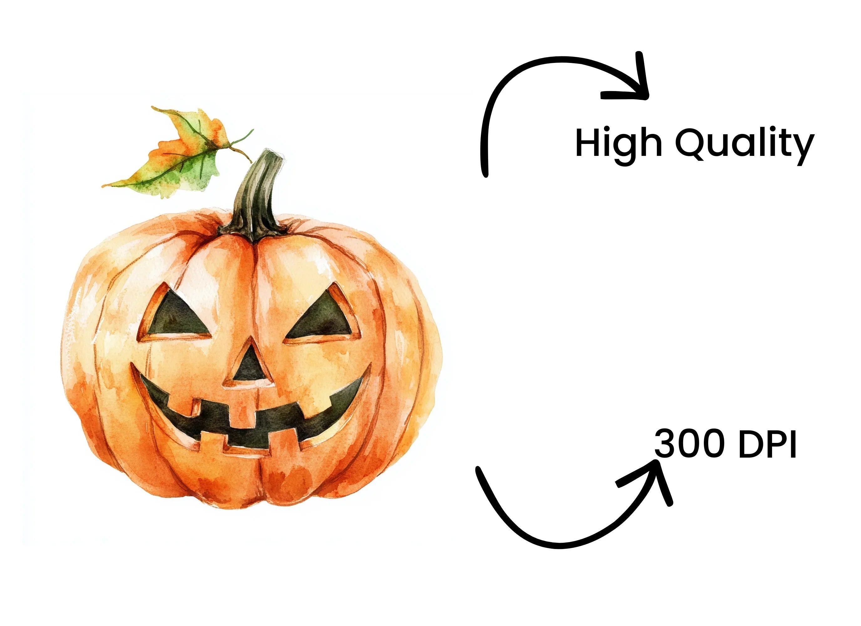 Spooky Jack Lantern Clipart Bundle