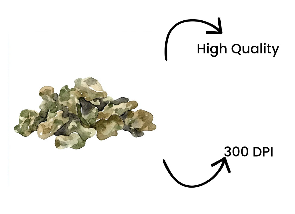 Camouflage Rocks Clipart Bundle