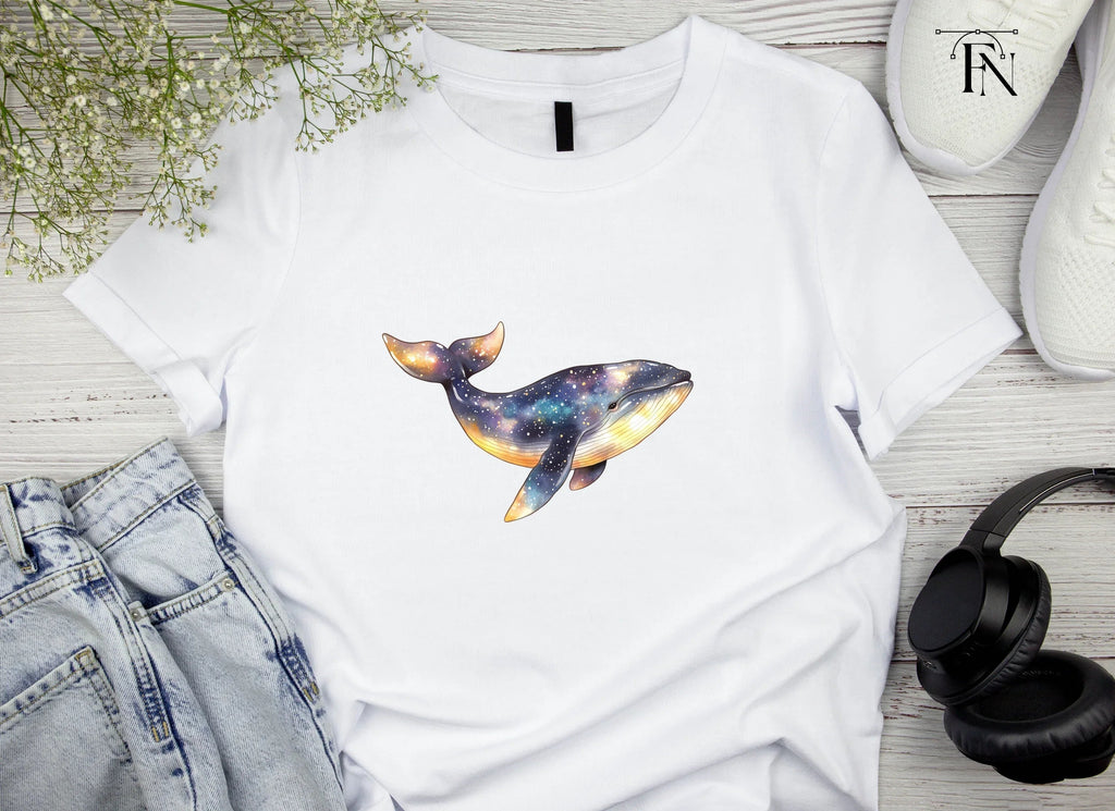 Cosmic Whale Clipart Bundle
