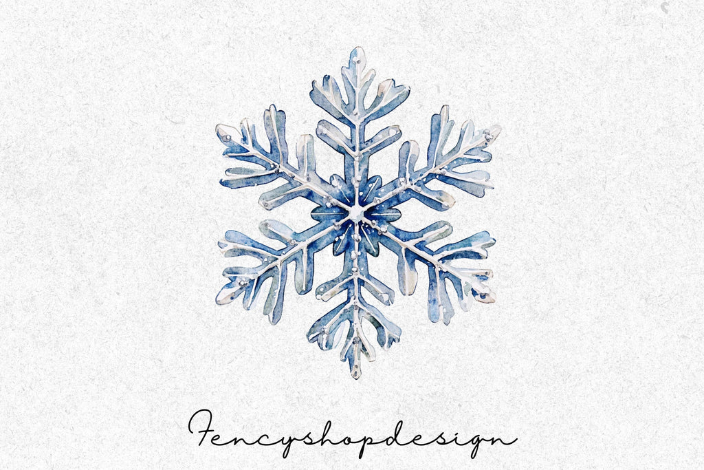 Beautiful Snowflake Clipart Bundle