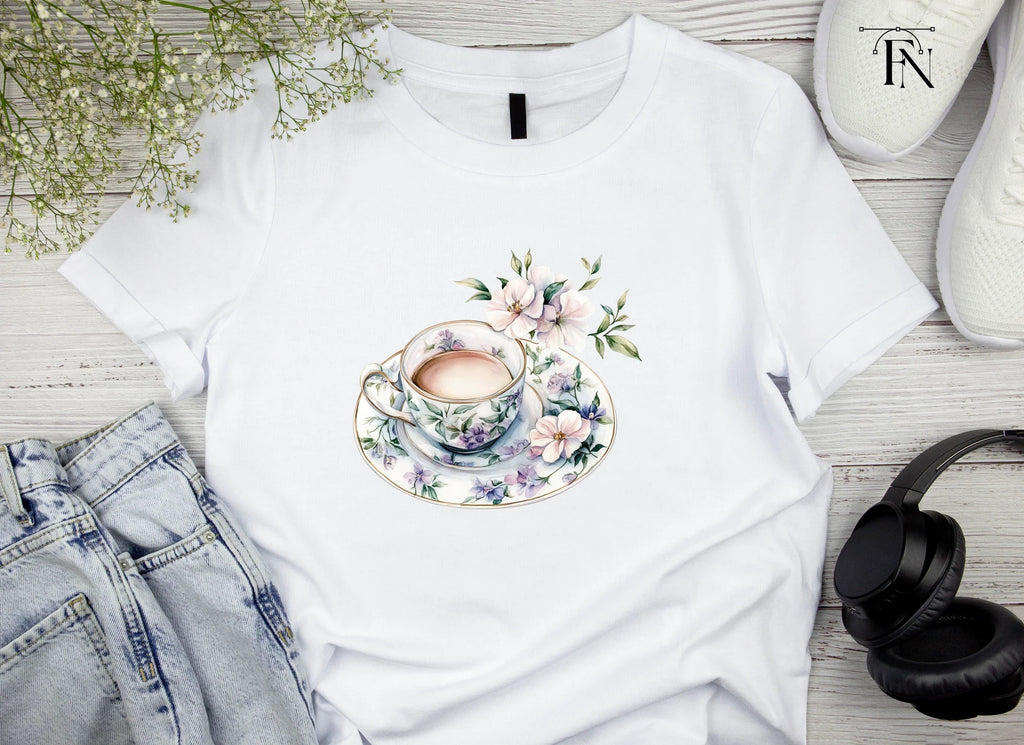 Charming Floral Teacups and Pots Clipart Bundle