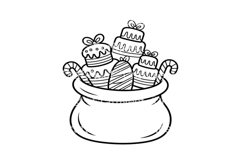 Christmas Gift Bags Coloring Books