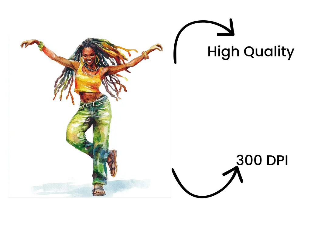 Vibrant Dancers Clipart Bundle