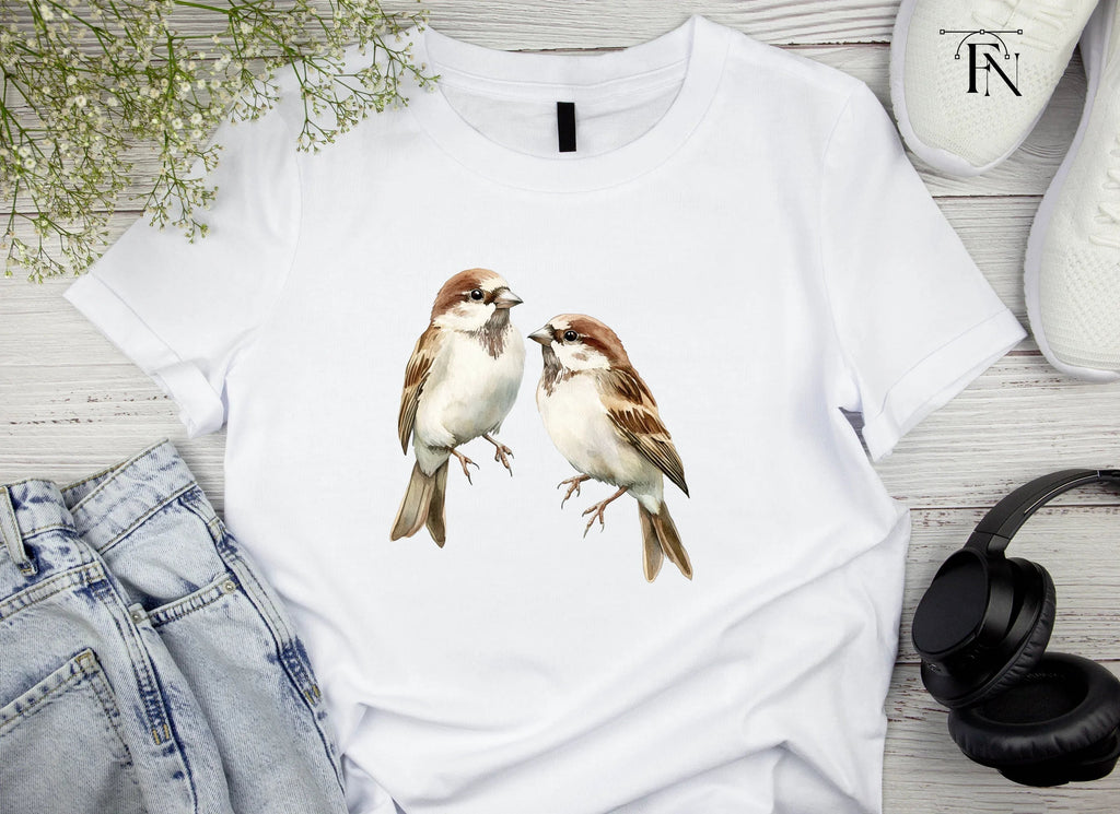 Sparrow Birds Clipart Bundle