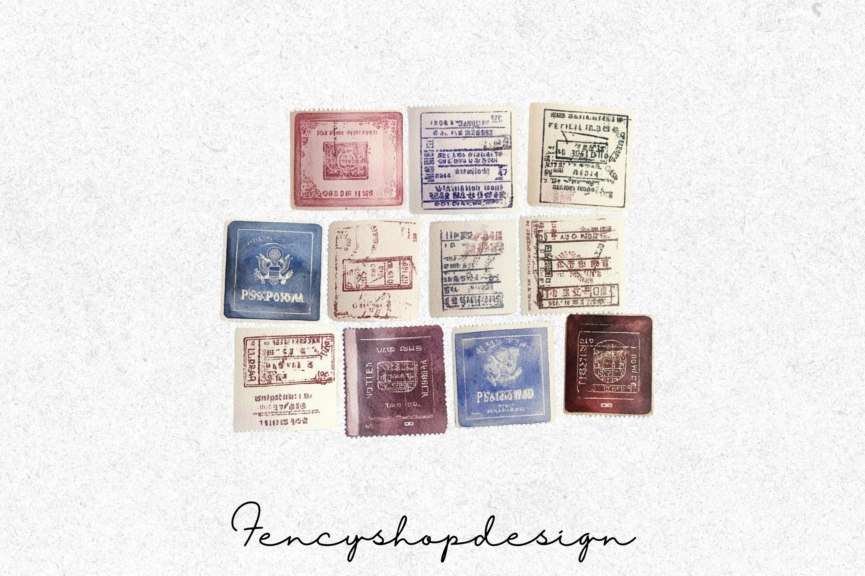 Vintage Travel Adventure Clipart Bundle