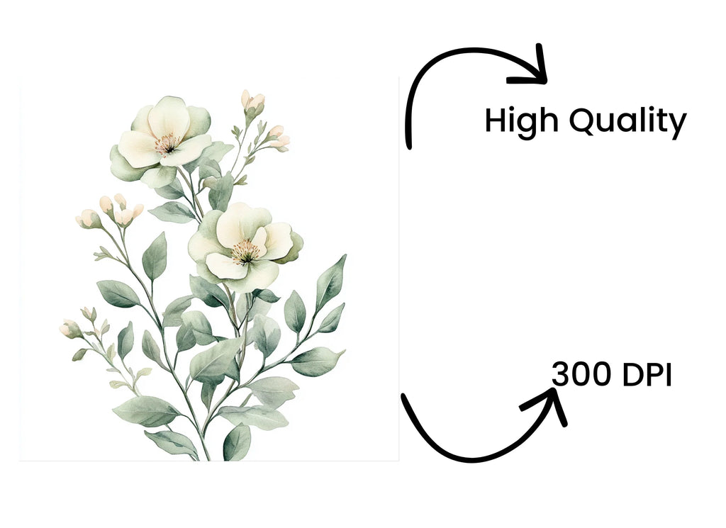 Elegant Floral Clipart Bundle