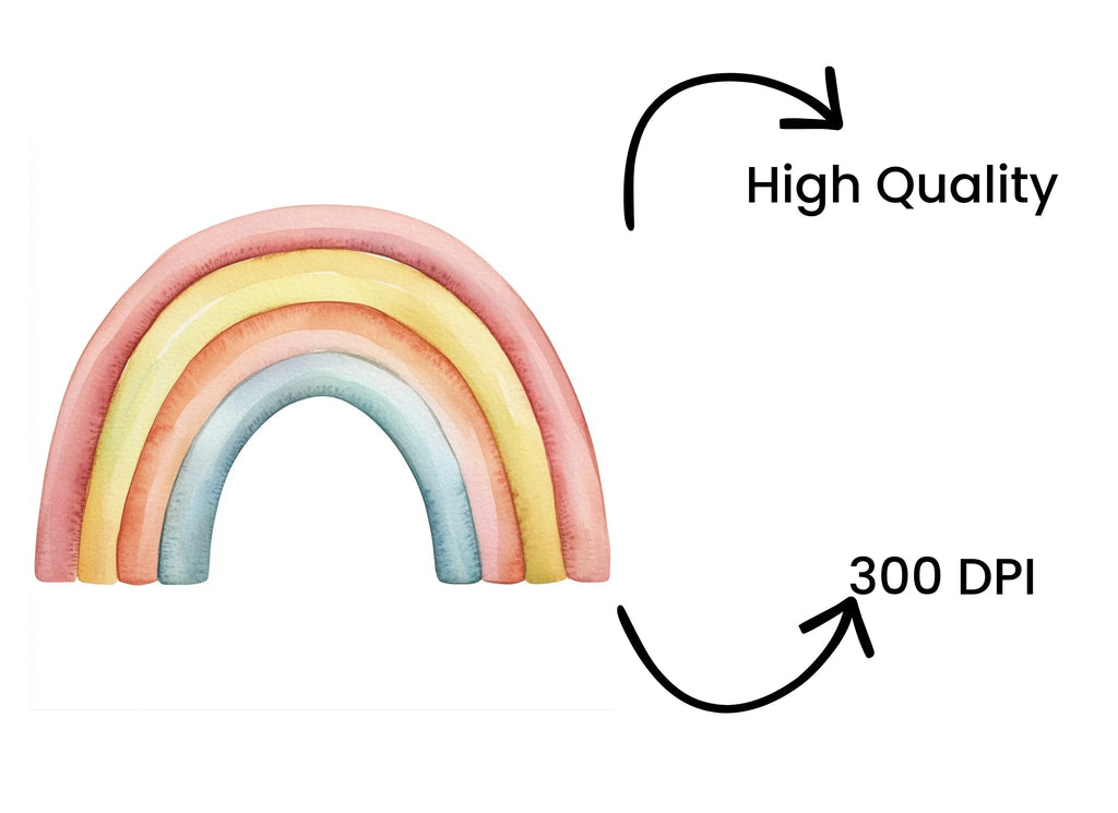 Rainbow Clipart Bundle