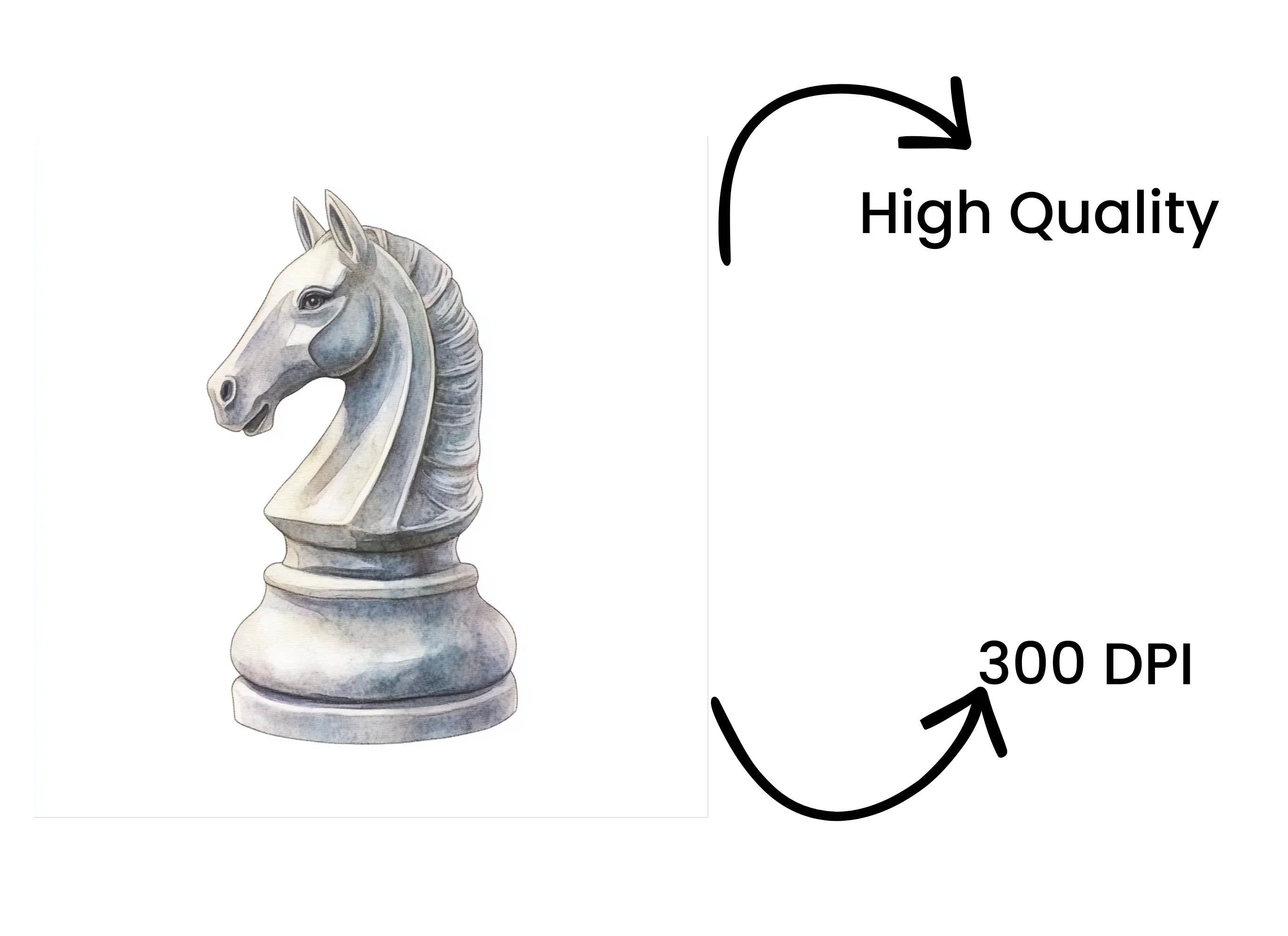 Chess Knight Clipart Bundle