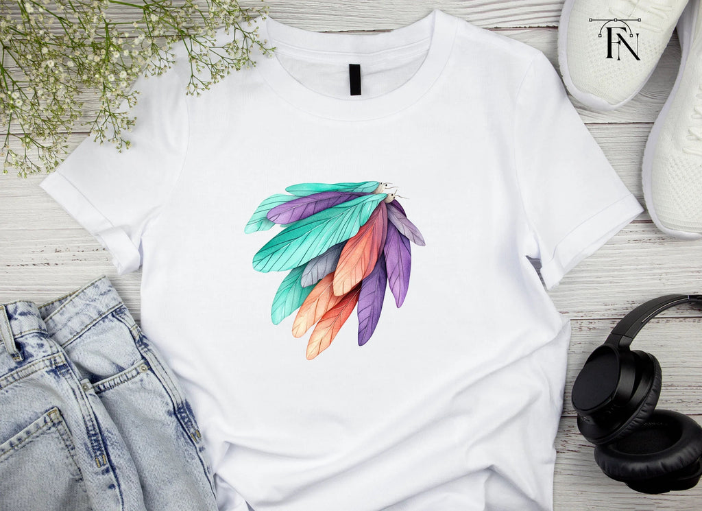 Vibrant Feather Clipart Bundle