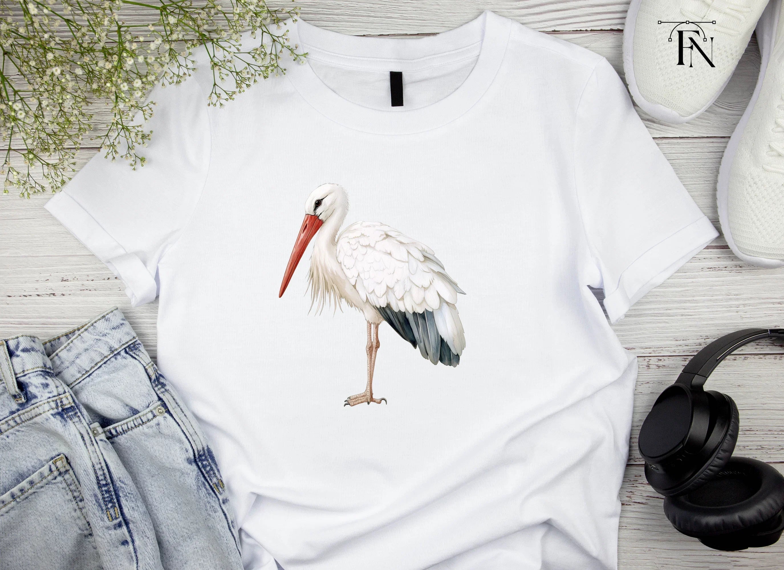 Vibrant Stork Designs Clipart Bundle