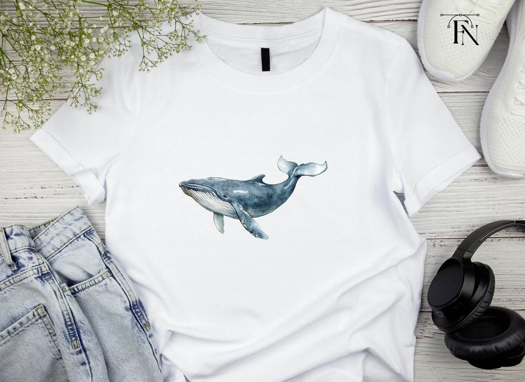 Blue Whale Clipart Bundle