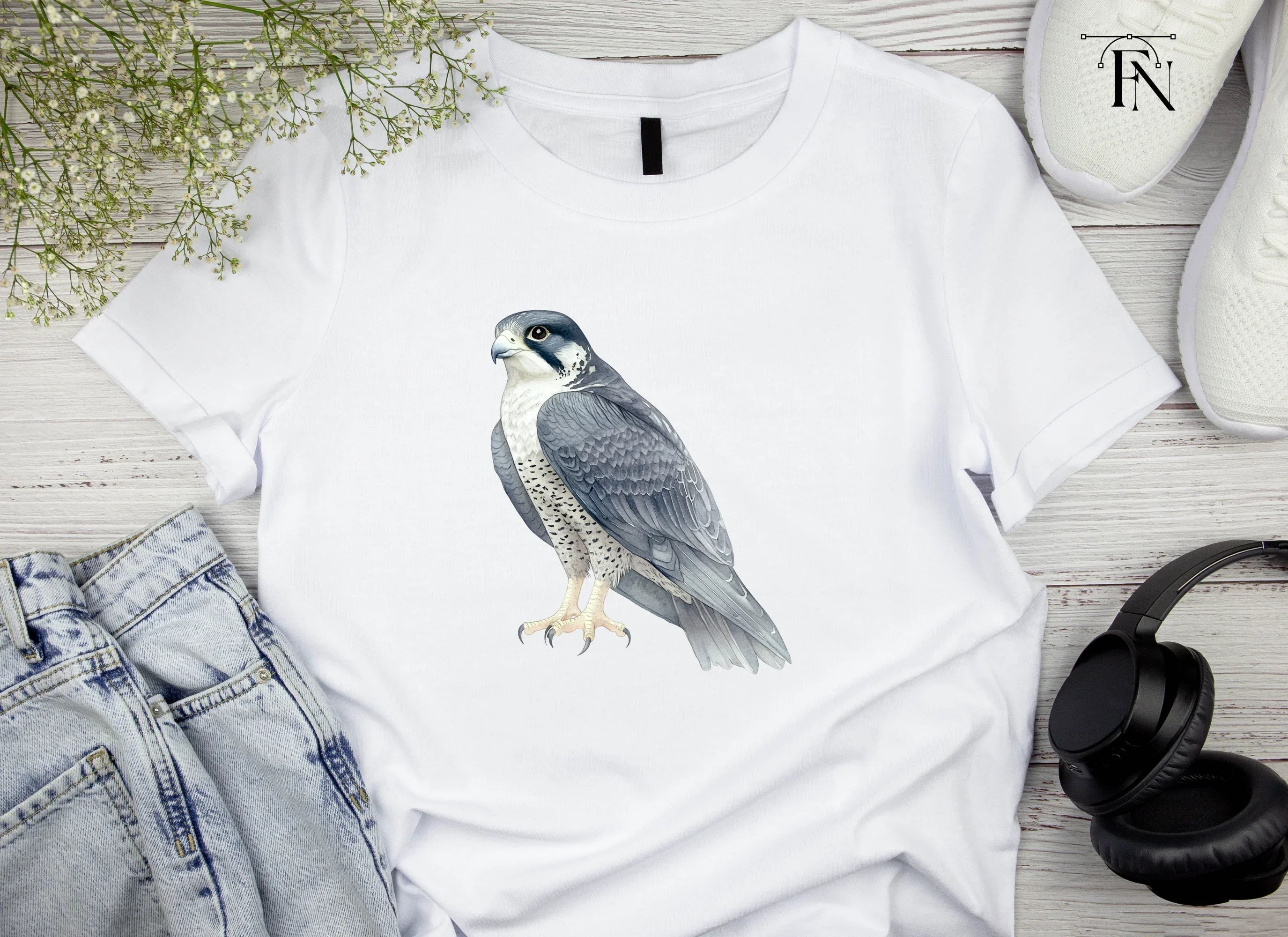 Peregrine Falcon Clipart Bundle