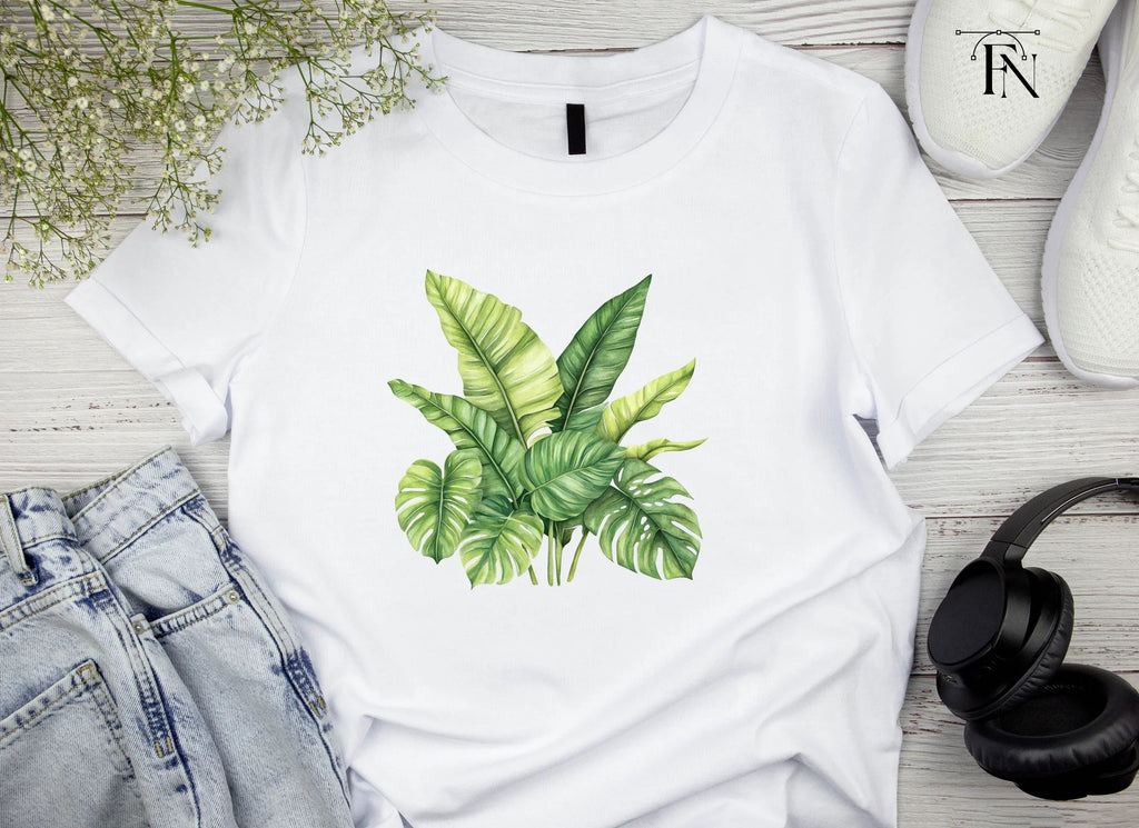 Tropical Leaves Clipart Bundle