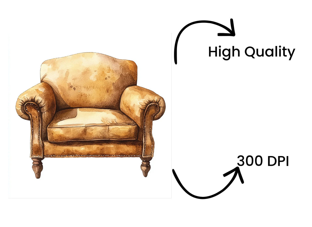 Elegant Armchair Clipart Bundle