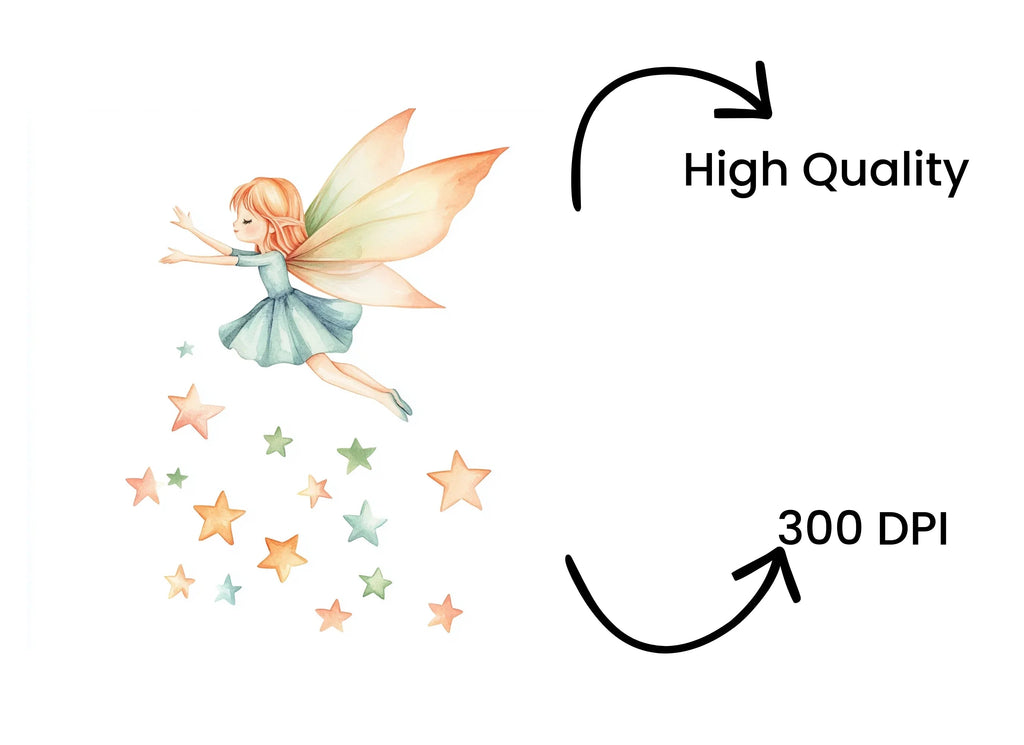 Fairies and Stars Clipart Bundle