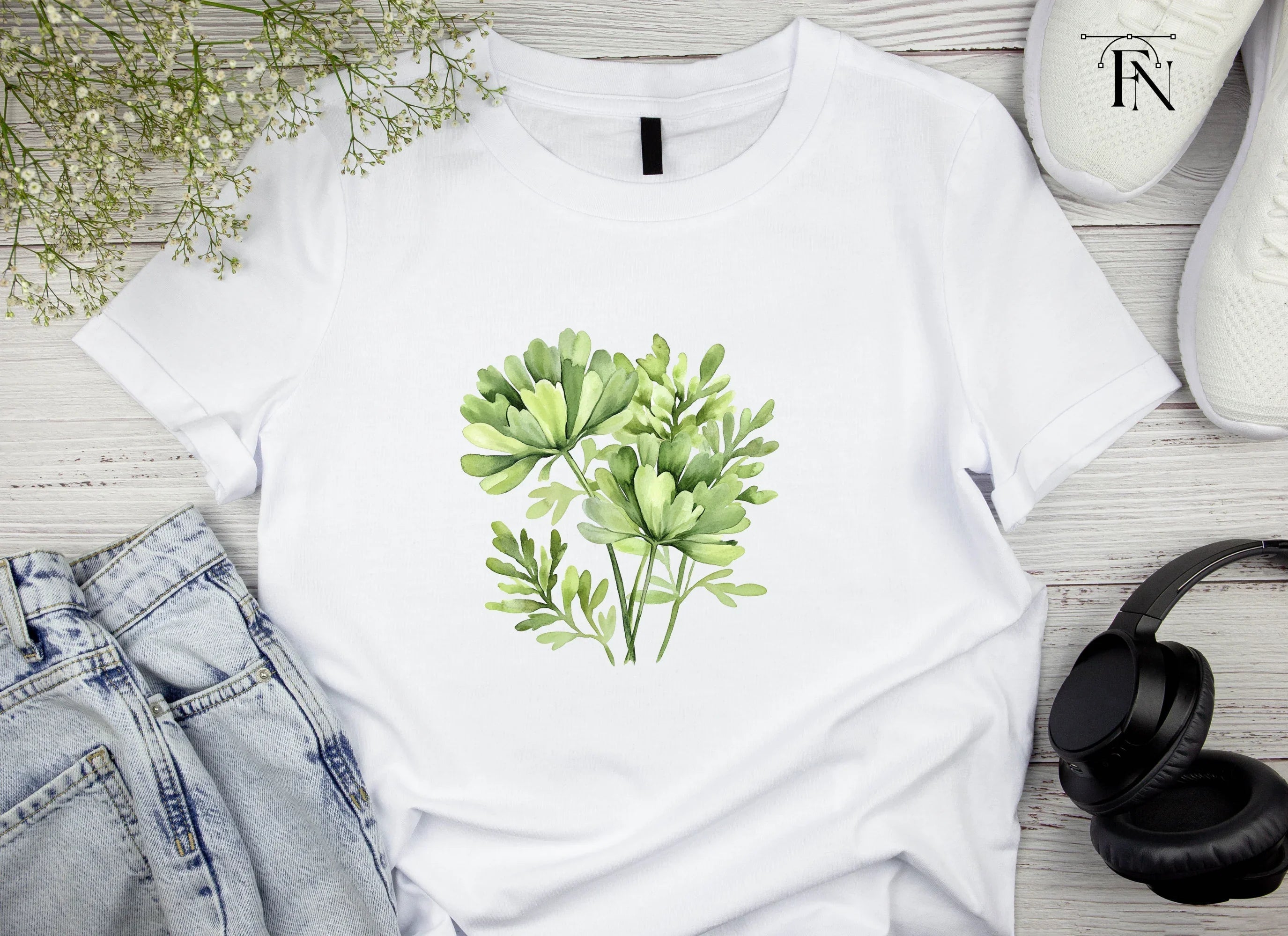 Greenery Clipart Bundle
