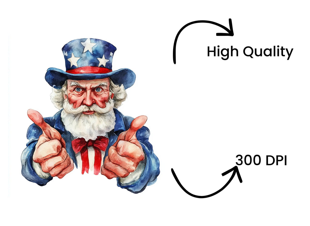 Uncle Sam Clipart Bundle