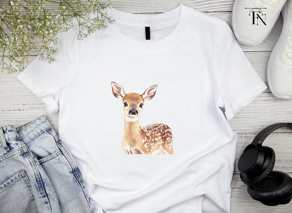 Cute Fawn Faces and Poses Clipart Bundle
