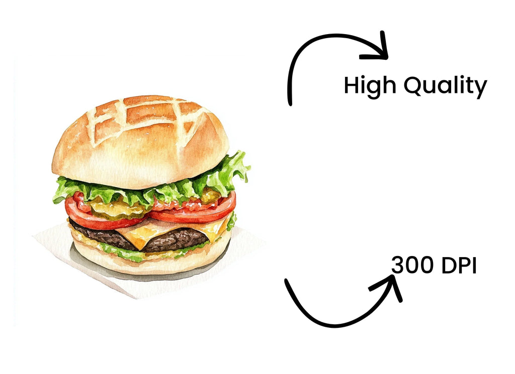 Two Burgers Clipart Bundle
