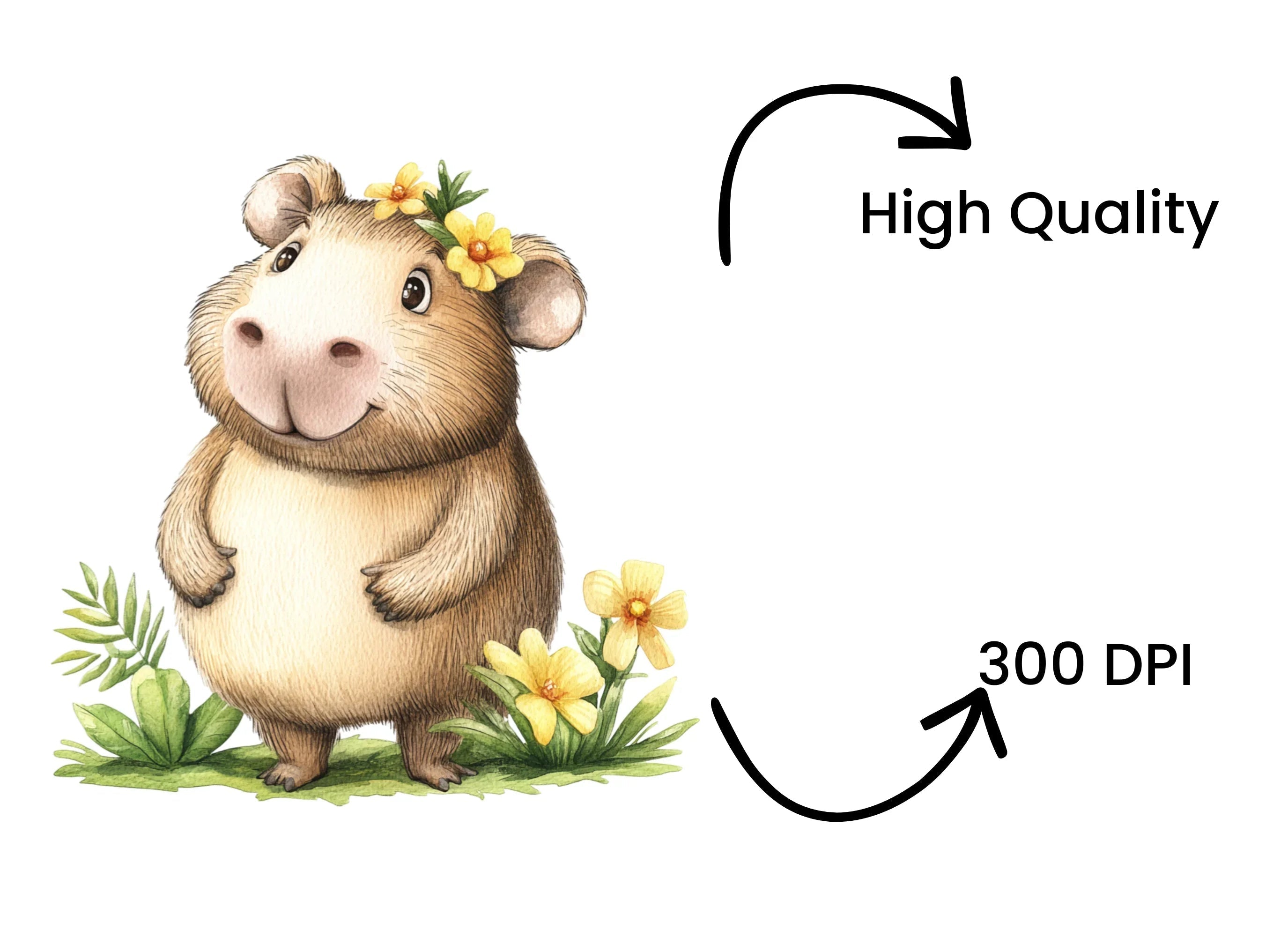 Cute Hamster Clipart Bundle