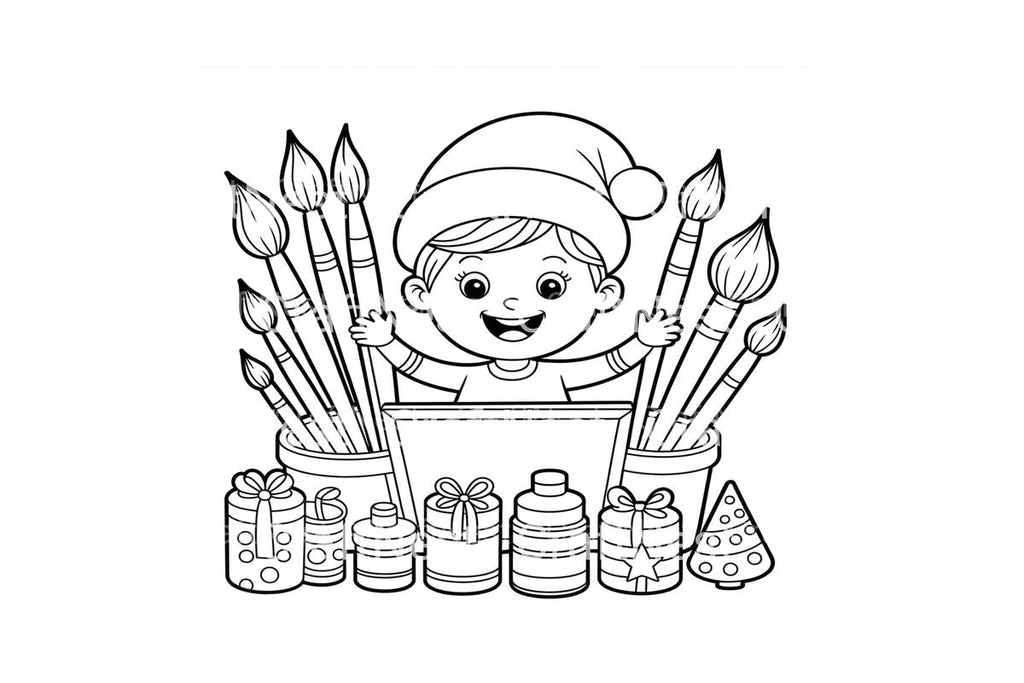 Christmas Artist Fun Coloring Books