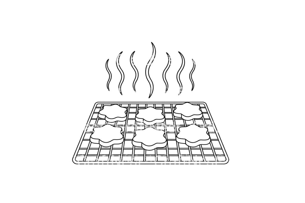 Hot Cookies and Patties Grilling Coloring Books