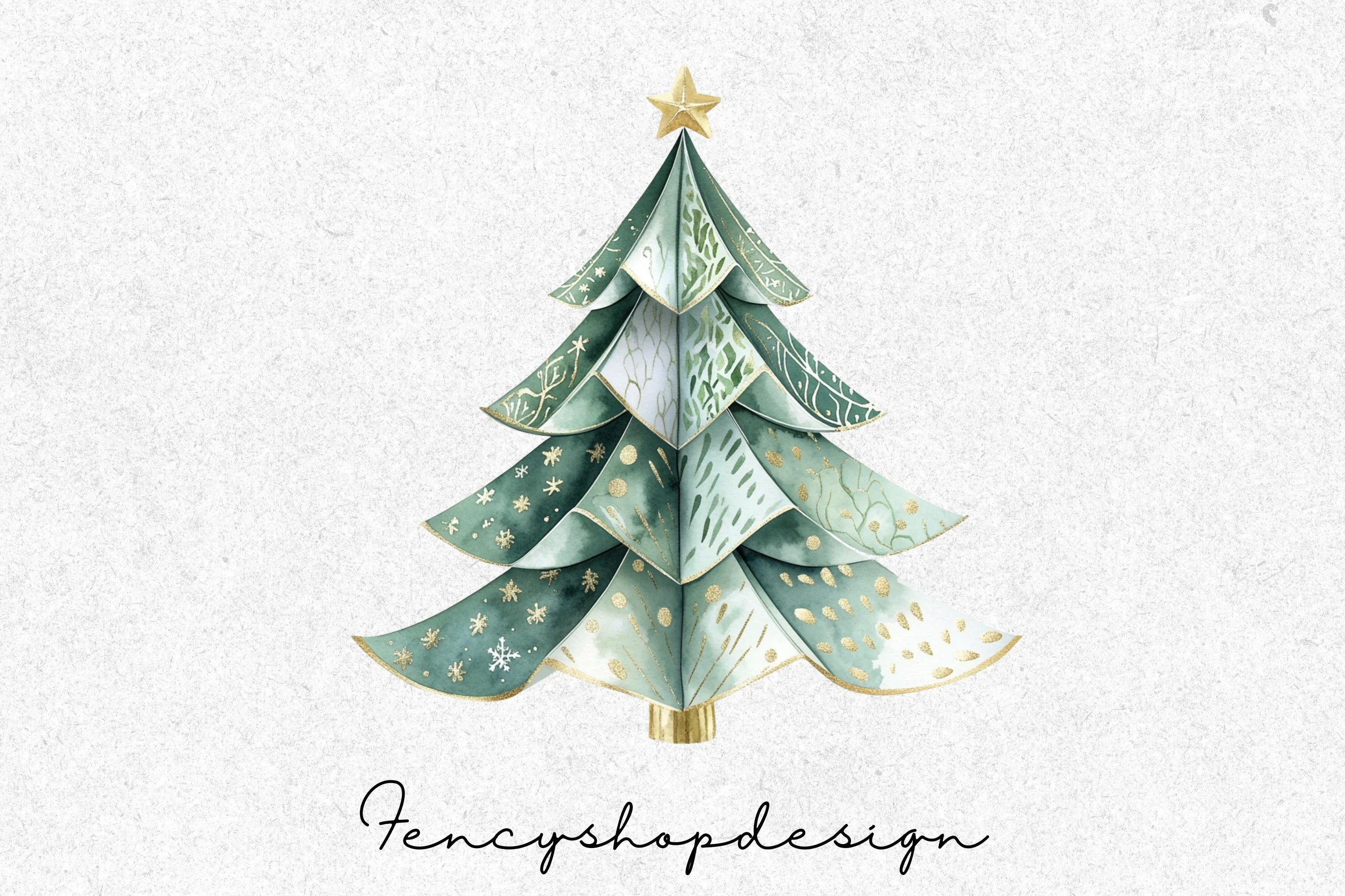 Christmas Mandala Santa Hat Clipart Bundle