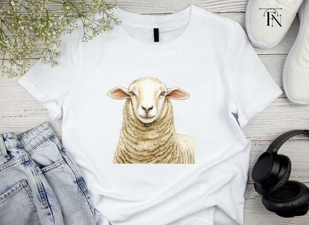 Cute Sheep Face Clipart Bundle