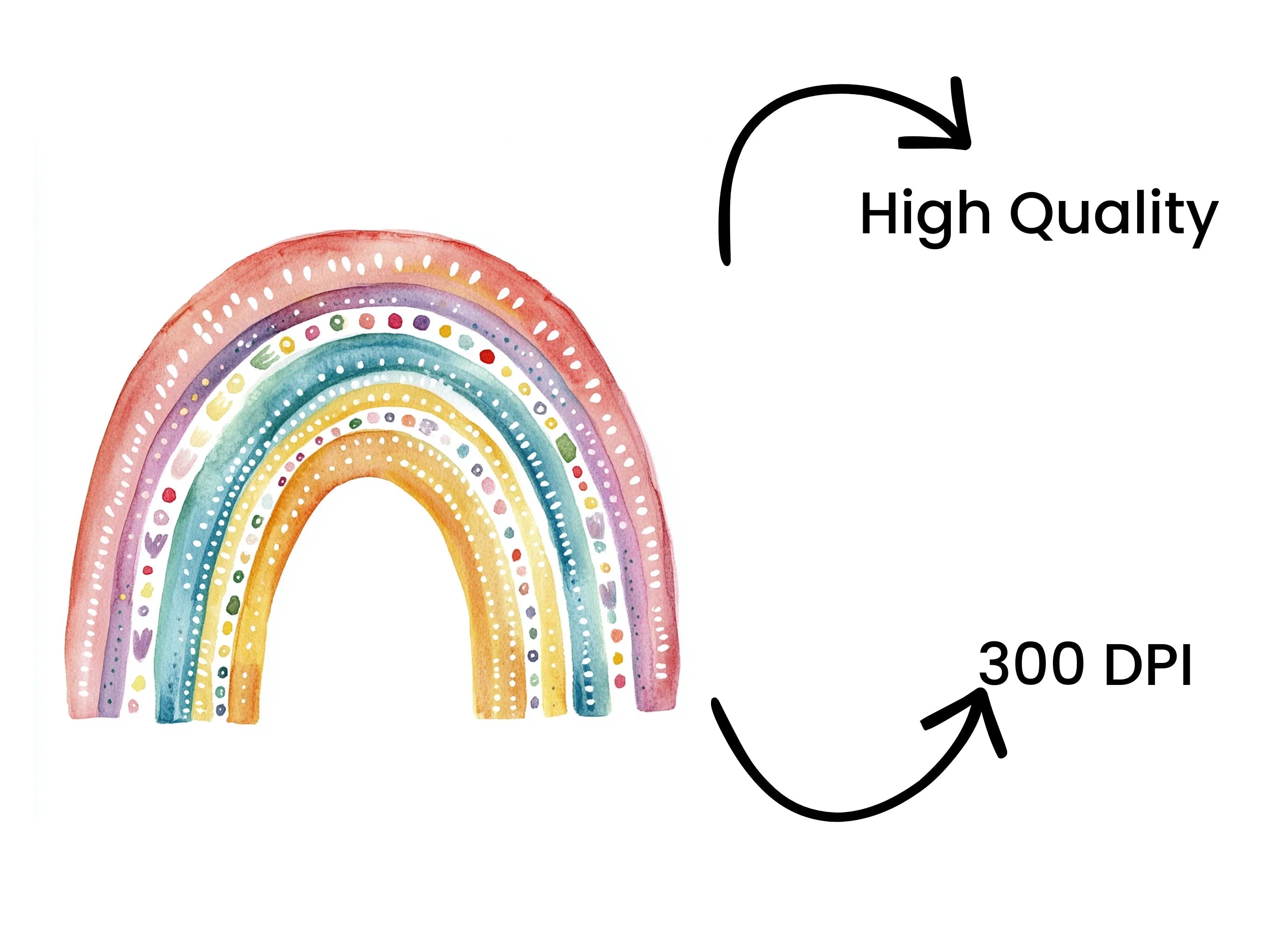 Rainbow Clipart Bundle