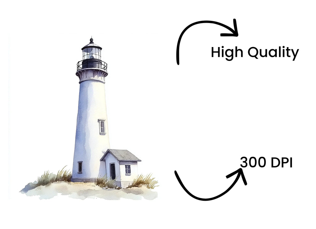 Lighthouse Coastal Clipart Bundle