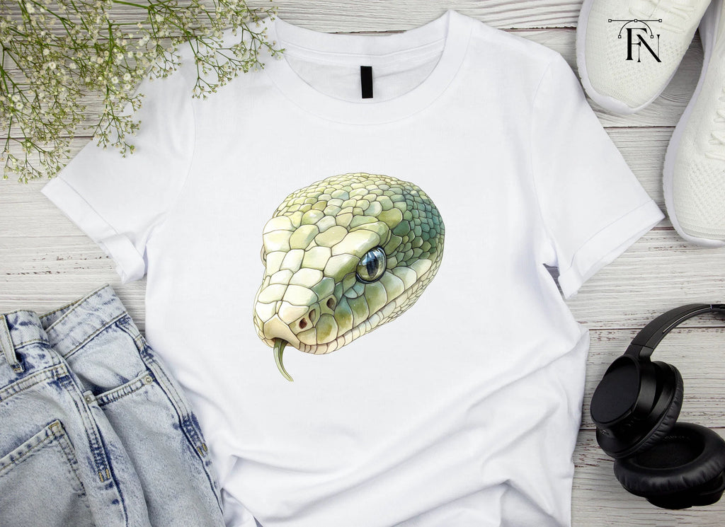 Green Snake Head Clipart Bundle
