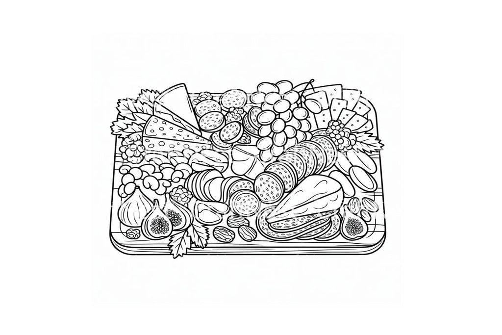 Autumn Harvest Cornucopia Coloring Books