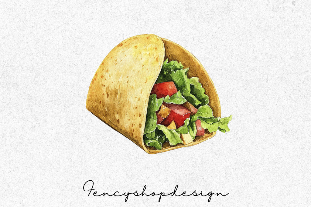 Mexican Taco Fiesta Clipart Bundle