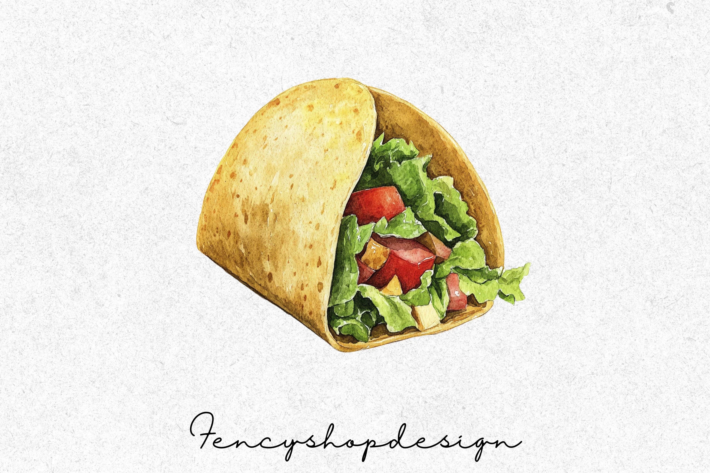 Mexican Taco Fiesta Clipart Bundle