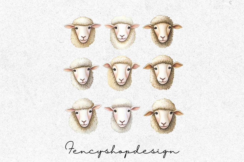 Sheep Clipart Bundle
