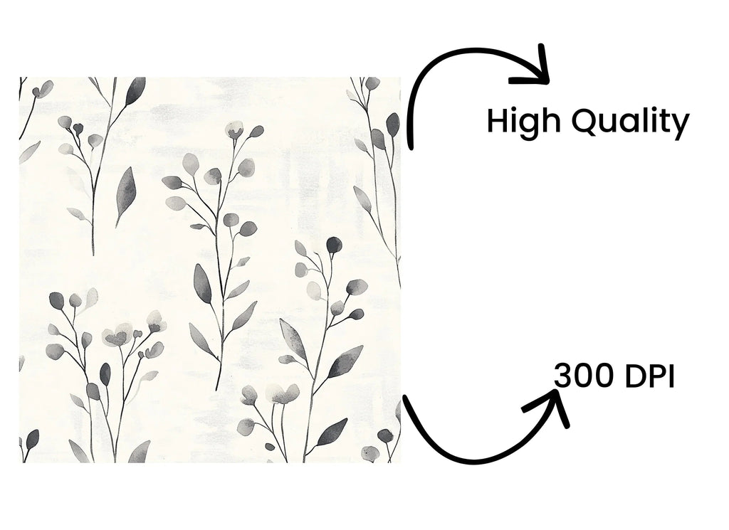Botanical Seamless Pattern Clipart Bundle