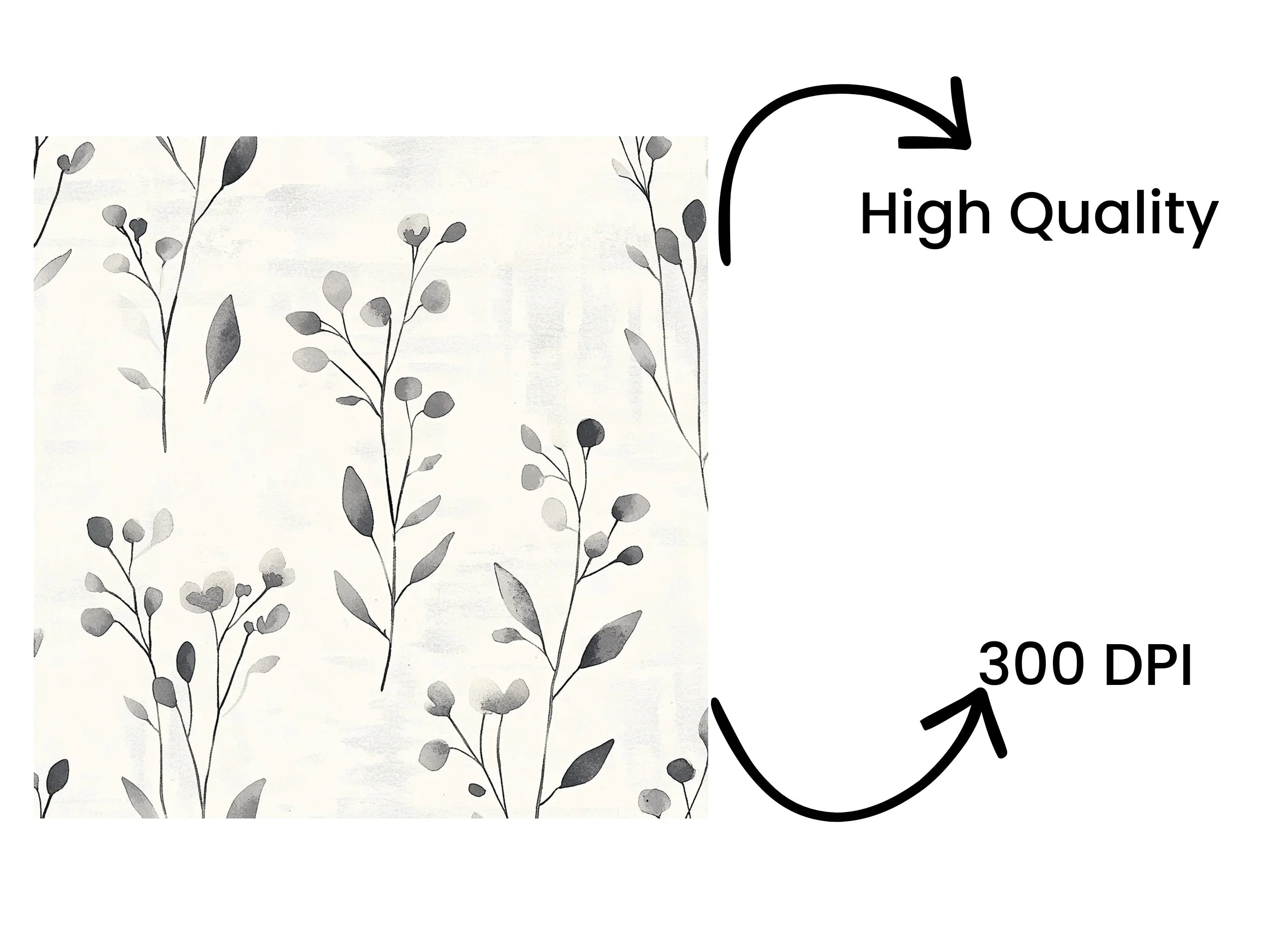 Botanical Seamless Pattern Clipart Bundle