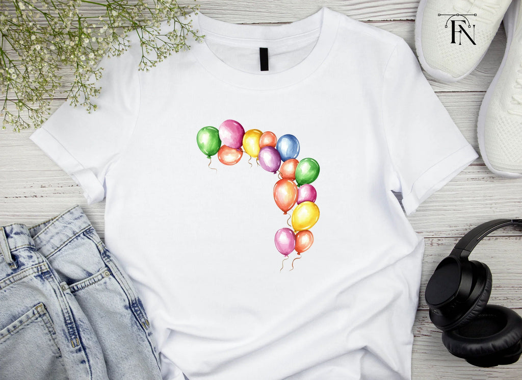 Colorful Balloon Arch Clipart Bundle