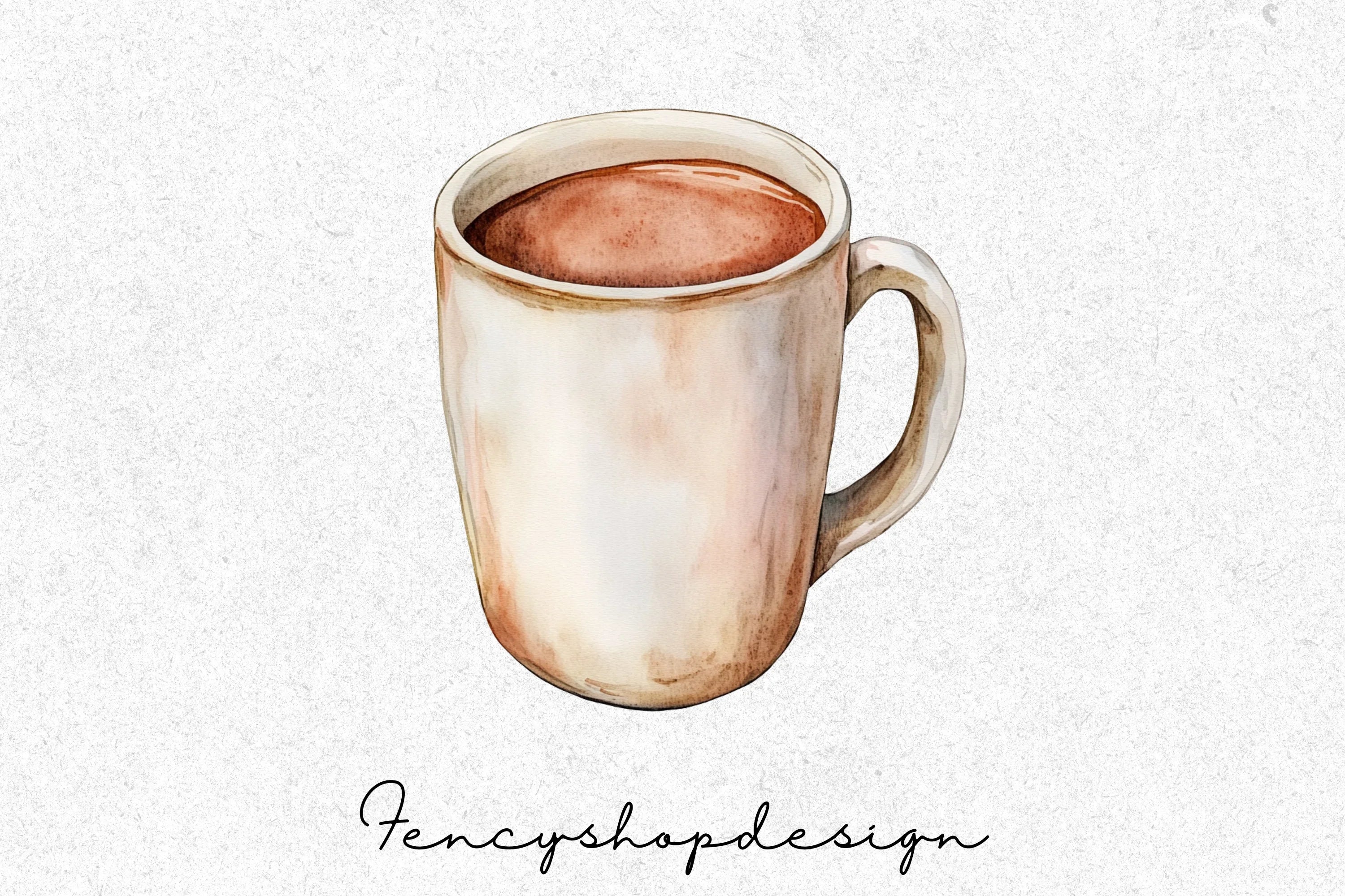 Warm Coffee Cups Clipart Bundle