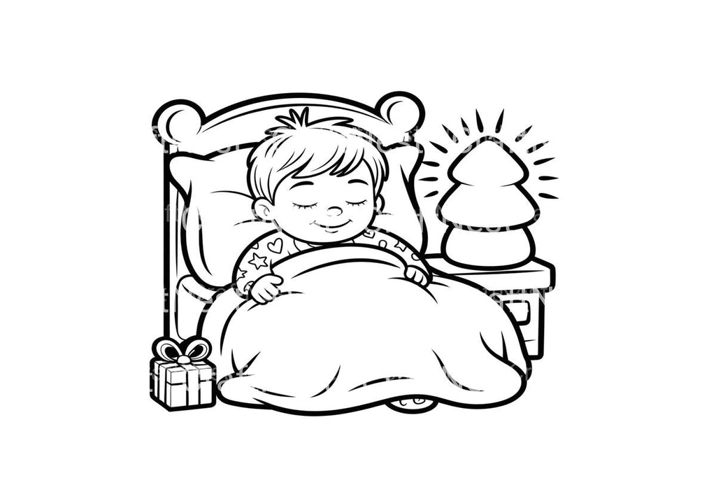 Christmas Eve Kids Coloring Books