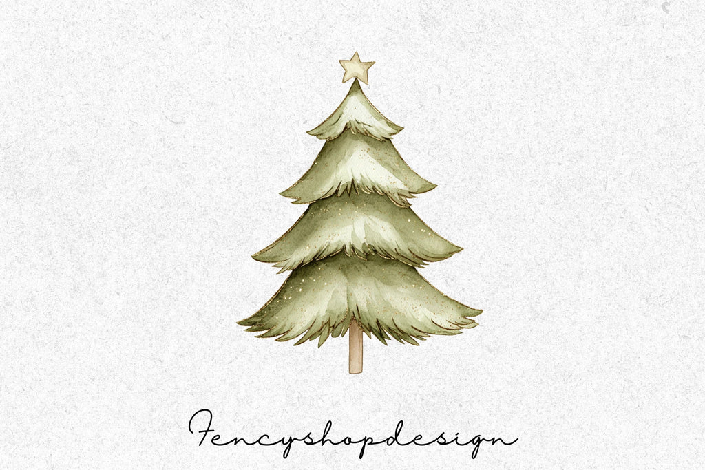 Christmas Tree Clipart Bundle