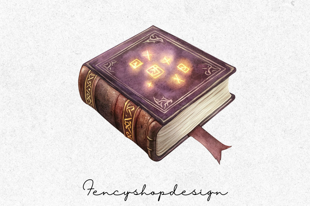 Magical Books and Potions Clipart Bundle